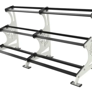 ALPHA 3 TIER HEX DUMBBELL RACK (15 PAIRS) - Titangymtools