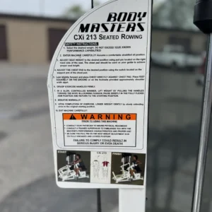 Bodymasters CXI 213 Row | SRS Gym Solutions