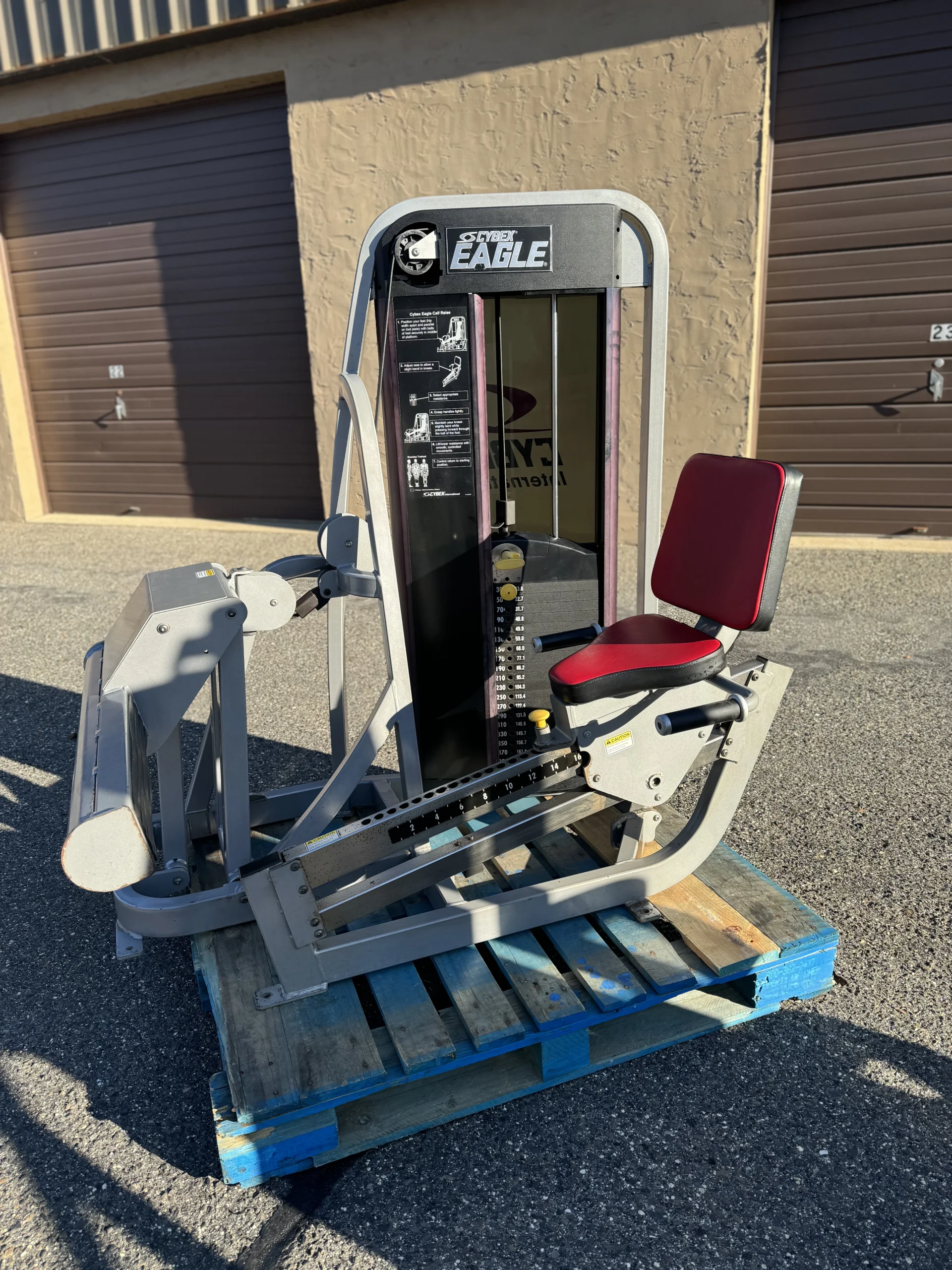Cybex Eagle Horizonstal Calf Raise | SRS Gym Solutions
