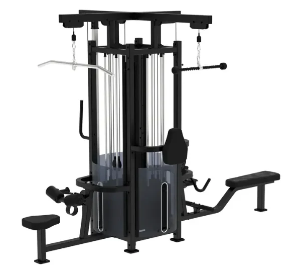 GYMGEAR PRO SERIES 4 STATION MULTI GYM - Titangymtools