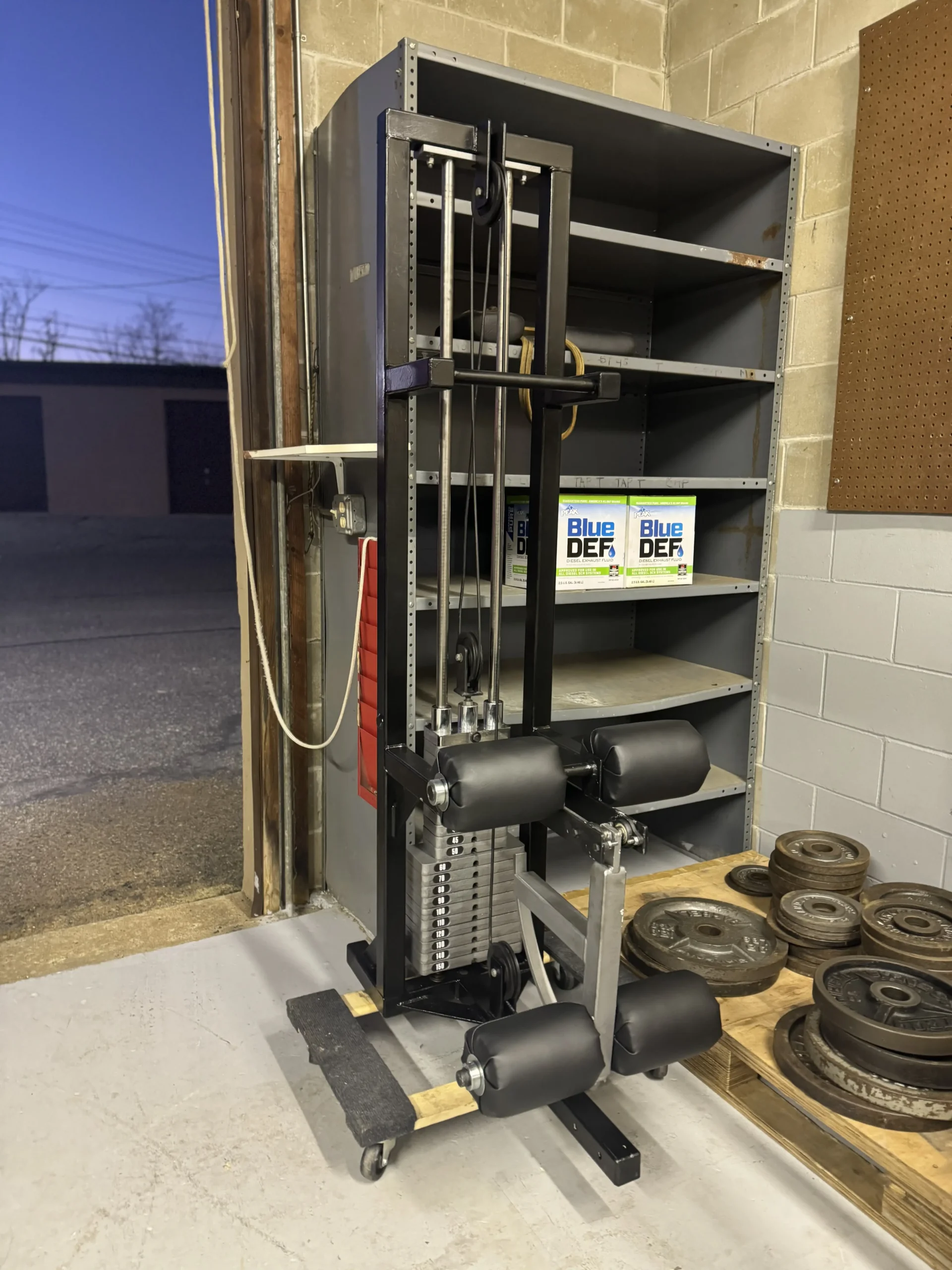 King Fitness Standing Single Leg Curl | SRS Gym Solutions